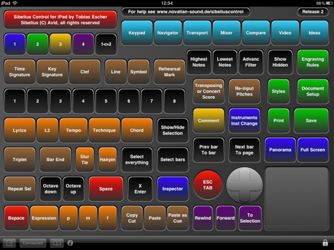 Sibelius Control for iPad